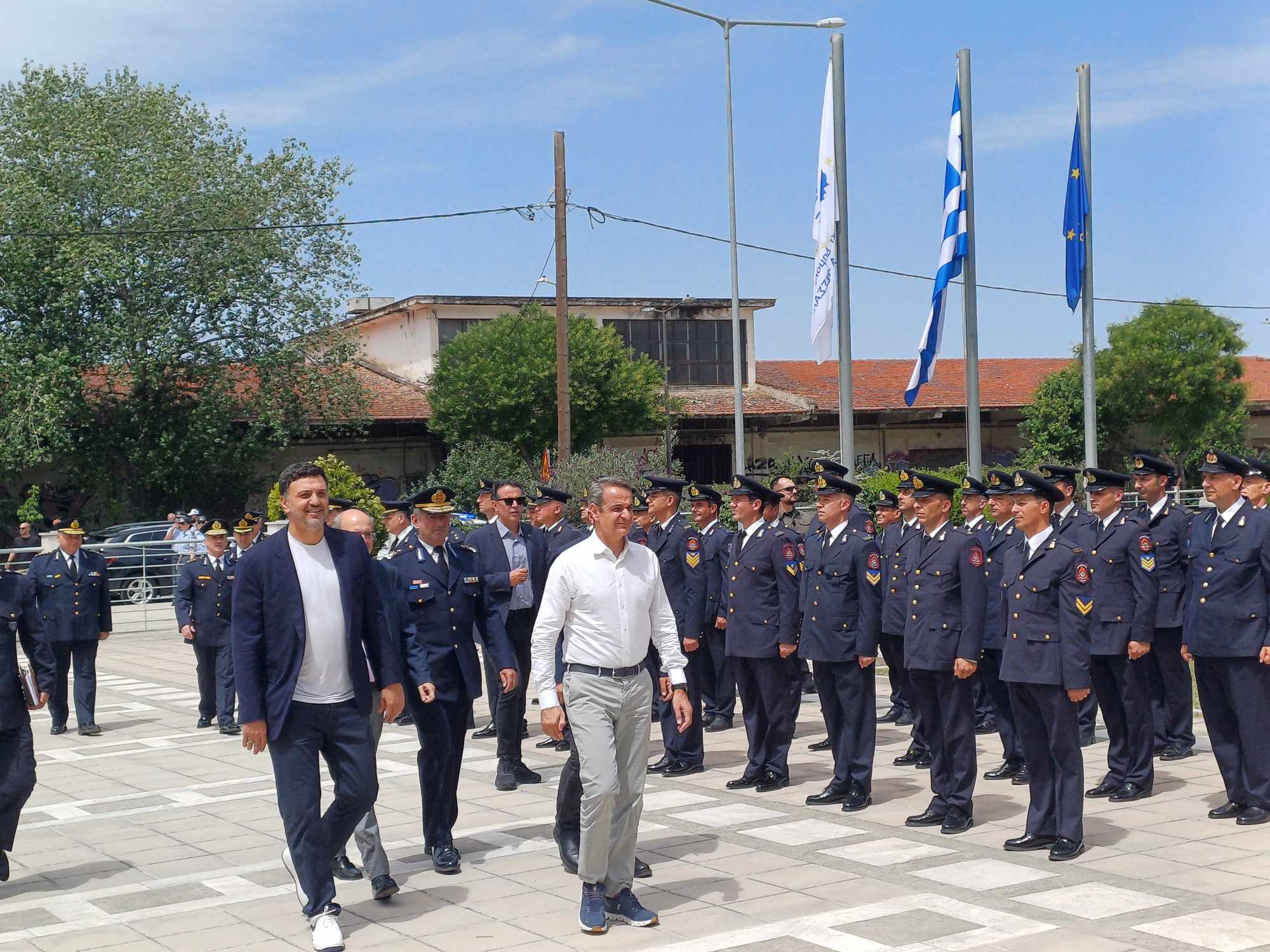 Στα εγκαίνια του σύγχρονου Περιφερειακού Κέντρου Πολιτικής Προστασίας στη Λάρισα ο πρωθυπουργός (ΦΩΤΟ)