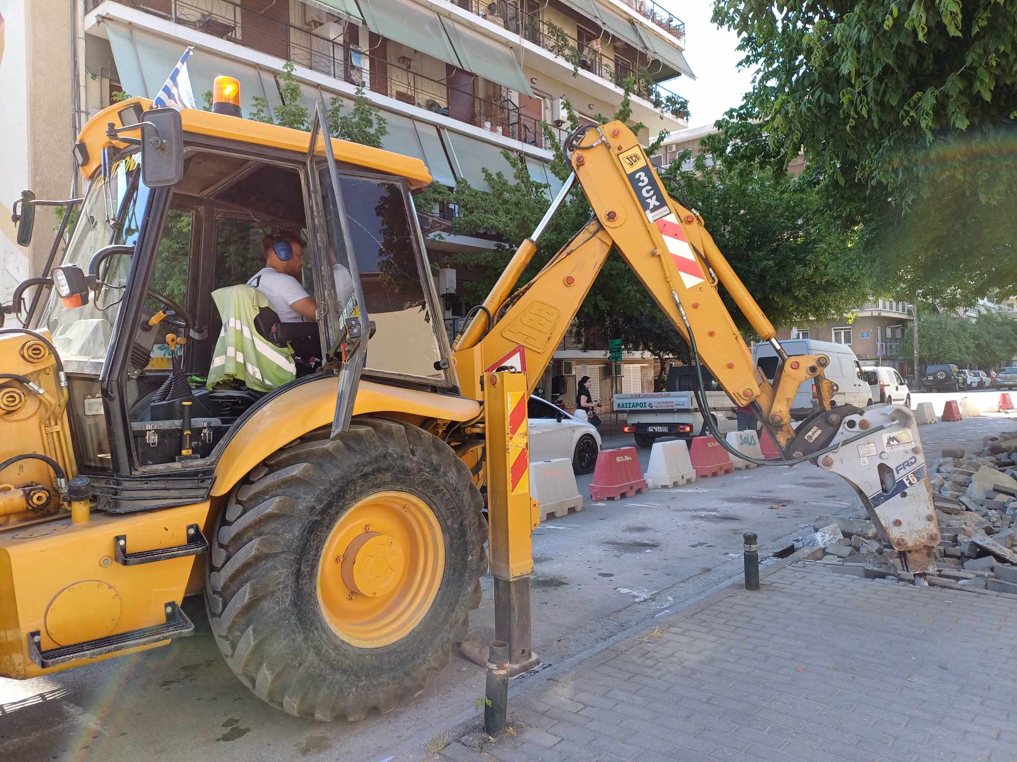 Εκκίνηση για τα έργα στην Ανθίμου Γαζή - Σε ισχύ κυκλοφοριακές ρυθμίσεις