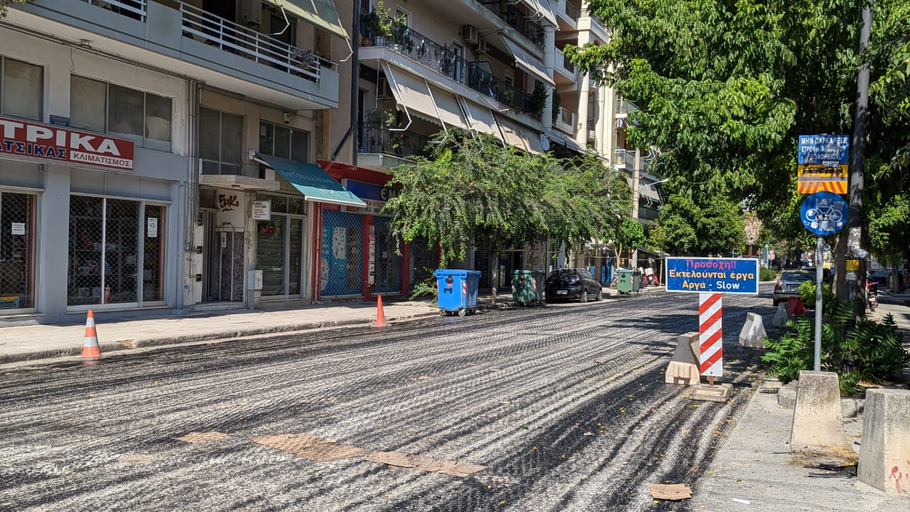 Λάρισα: Εργασίες ασφαλτόστρωσης από την ΔΕΥΑΛ σήμερα στην οδό Θέτιδος