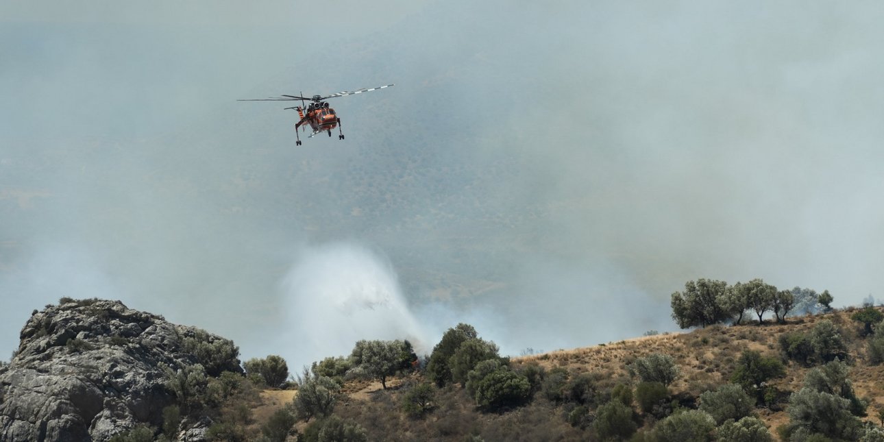 Μία προσαγωγή για τη φωτιά στην Πλάκα Λιτοχώρου -Ο 50χρονος έκανε γεωργικές εργασίες