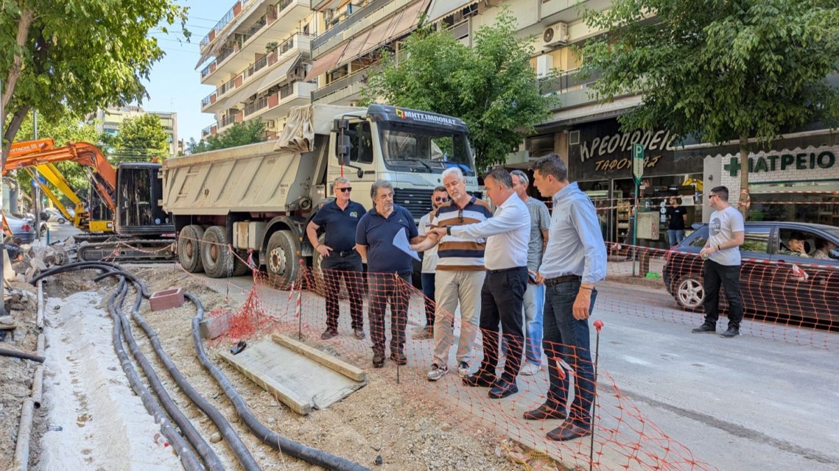 Δήμος Λαρισαίων για τα έργα στην Ανθίμου Γαζή: Σύμφωνη με την παραδοτέα μελέτη του ΣΒΑΚ η παρέμβαση