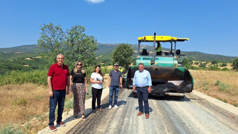 Ολοκληρώθηκε η ασφαλόστρωση στο δρόμο Μηλέας – Τσαπουρνιάς απο τον Δήμο Ελασσόνας