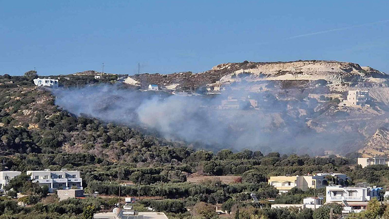 Φωτιά στην Κω – Ήχησε το 112-Οι φλόγες μαίνονται κοντά σε κατοικίες και ξενοδοχειακές μονάδες...