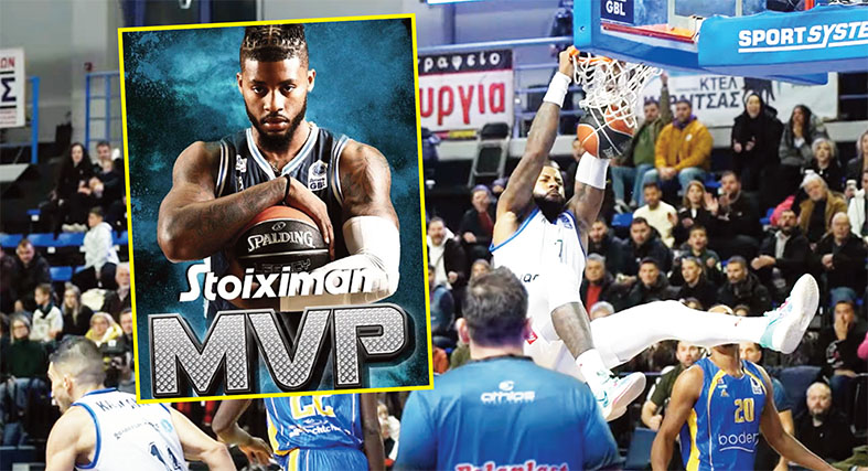 MVP όλης της αγωνιστικής στη basket league ο Νέιτ Γουότσον του ΑΣΚ