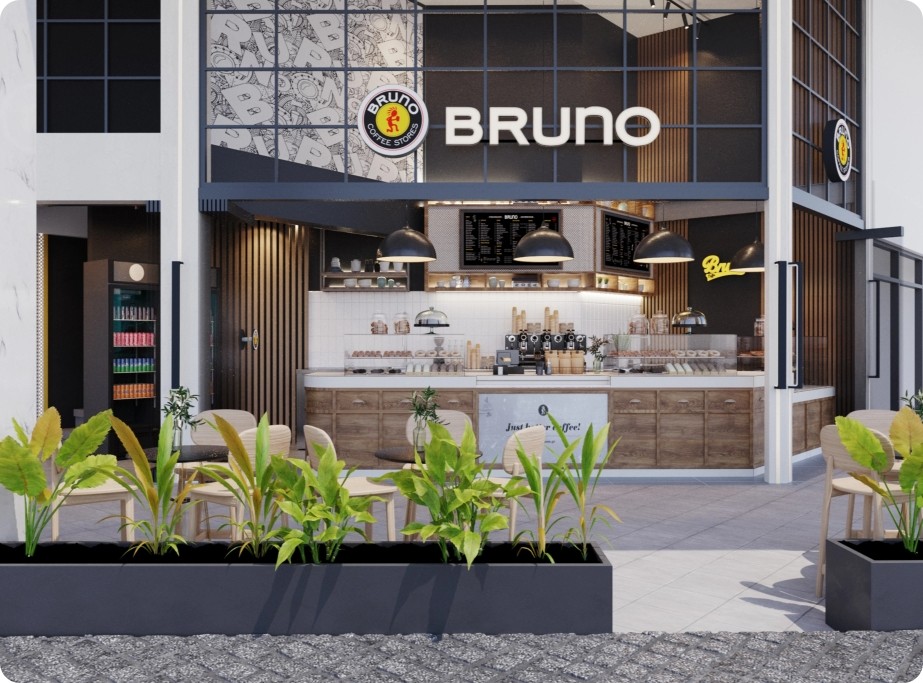 Bruno Coffee stores: Το 2024 χρονιά ορόσημο με την λειτουργία 100+ καταστημάτων σε Ελλάδα και Κύπρο