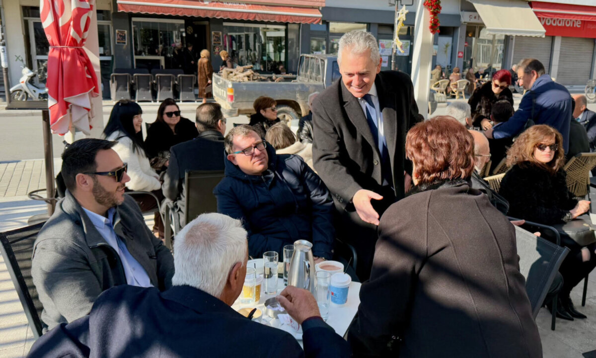 Χαρακόπουλος στον Τύρναβο: «Στοίχημα της νέας χρονιάς η μάχη με την ακρίβεια»