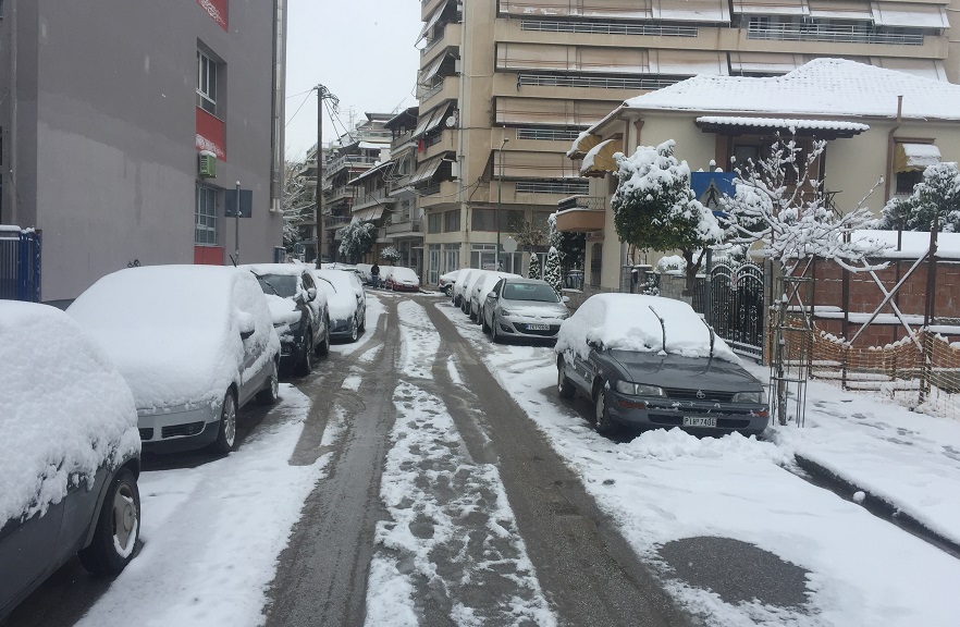 Νεότερα προγνωστικά από meteo: Χιόνι τη Δευτέρα και στα πεδινά Δυτικής και Βόρειας Θεσσαλίας (χάρτης)