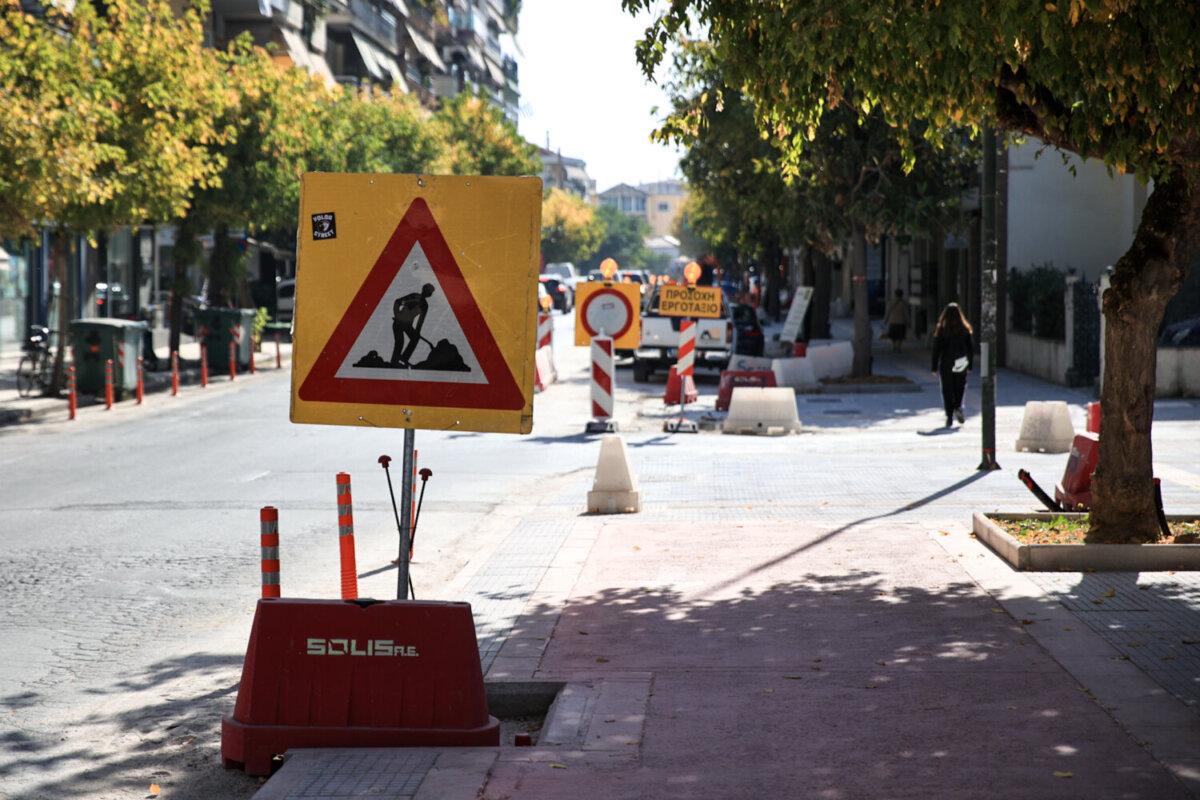 Λάρισα: Σε νέο τμήμα οι εργασίες στην οδό Ανθίμου Γαζή – Από αύριο, Τρίτη, σε ισχύ κυκλοφοριακές ρυθμίσεις