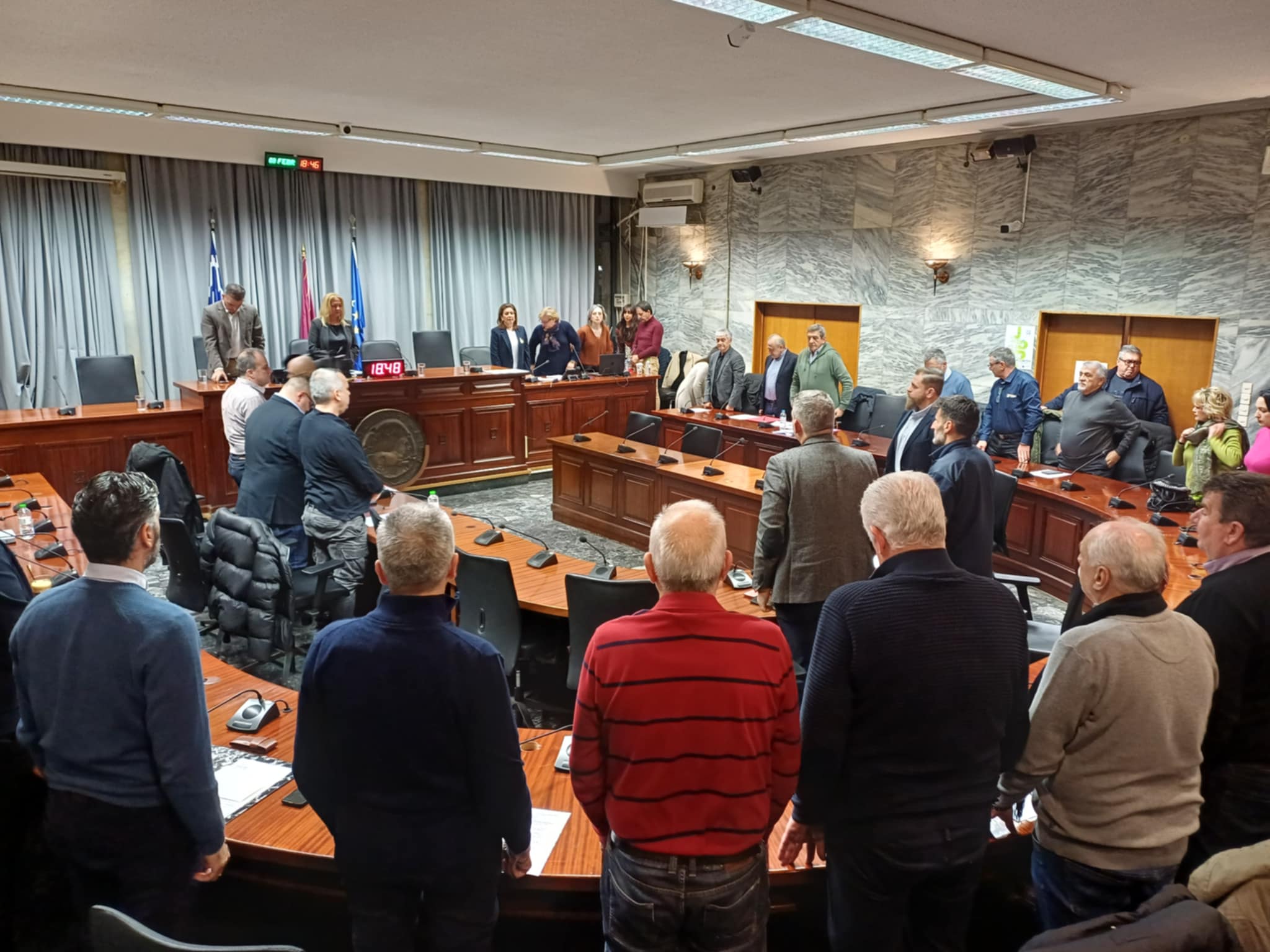 ΛΑΡΙΣΑ - Συνεδρίασε το δημοτικό συμβούλιο Λάρισας με 16 θέματα στην ημερήσια διάταξη- ενός λεπτού σιγή στην έναρξη (ΦΩΤΟ) ΛΑΡΙΣΑ - Συνεδρίασε το δημοτικό συμβούλιο Λάρισας με 16 θέματα στην ημερήσια διάταξη- ενός λεπτού σιγή στην έναρξη (ΦΩΤΟ)