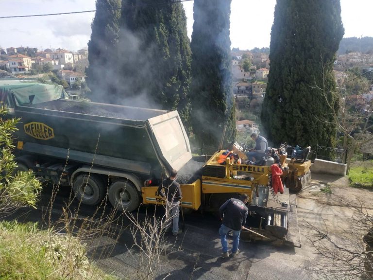 ΒΟΛΟΣ - Εργασίες αναβάθμισης οδοποιίας στον Λαύκο του Δήμου Νοτίου Πηλίου ΒΟΛΟΣ - Εργασίες αναβάθμισης οδοποιίας στον Λαύκο του Δήμου Νοτίου Πηλίου