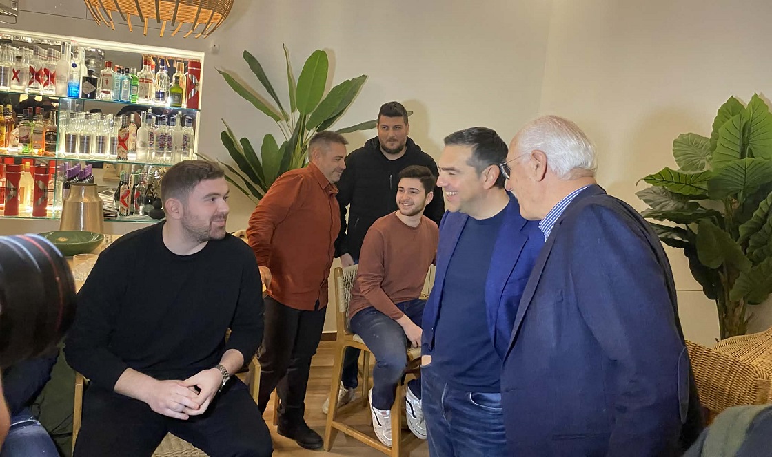 Στη Λάρισα από σήμερα το απόγευμα ο Αλέξης Τσίπρας και συζήτηση με νέους στις καφετέριες -δείτε εικόνες