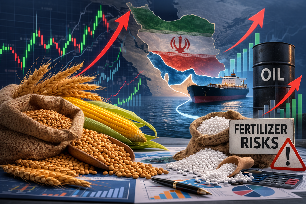 Αγροτικά - Ανησυχία στις αγορές μετά τη σύρραξη στη Μ. Ανατολή: Άνοδος στις τιμές σιτηρών, κίνδυνοι για λιπάσματα Αγροτικά - Ανησυχία στις αγορές μετά τη σύρραξη στη Μ. Ανατολή: Άνοδος στις τιμές σιτηρών, κίνδυνοι για λιπάσματα