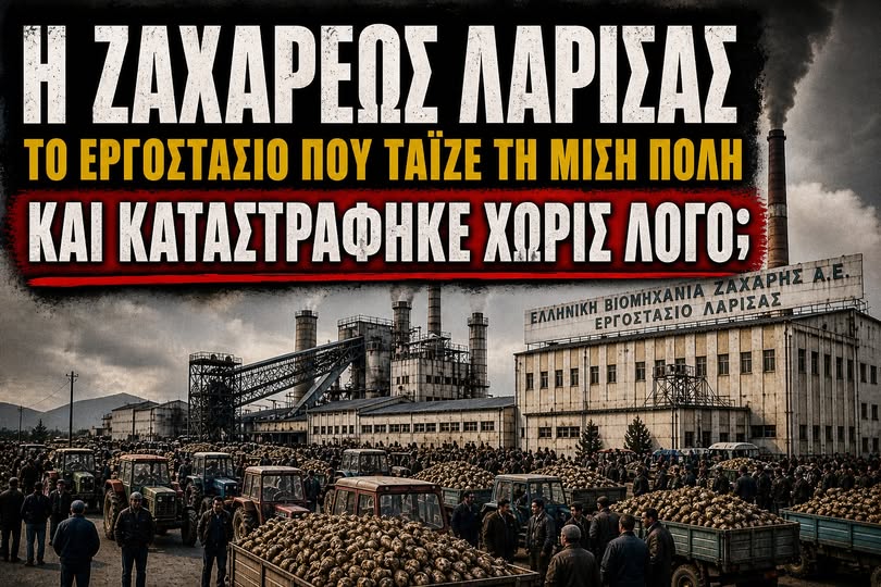 Το εργοστάσιο Ζαχάρεως στη Λάρισα που έτρεφε τη μισή πόλη και καταστράφηκε χωρίς λόγο Το εργοστάσιο Ζαχάρεως στη Λάρισα που έτρεφε τη μισή πόλη και καταστράφηκε χωρίς λόγο