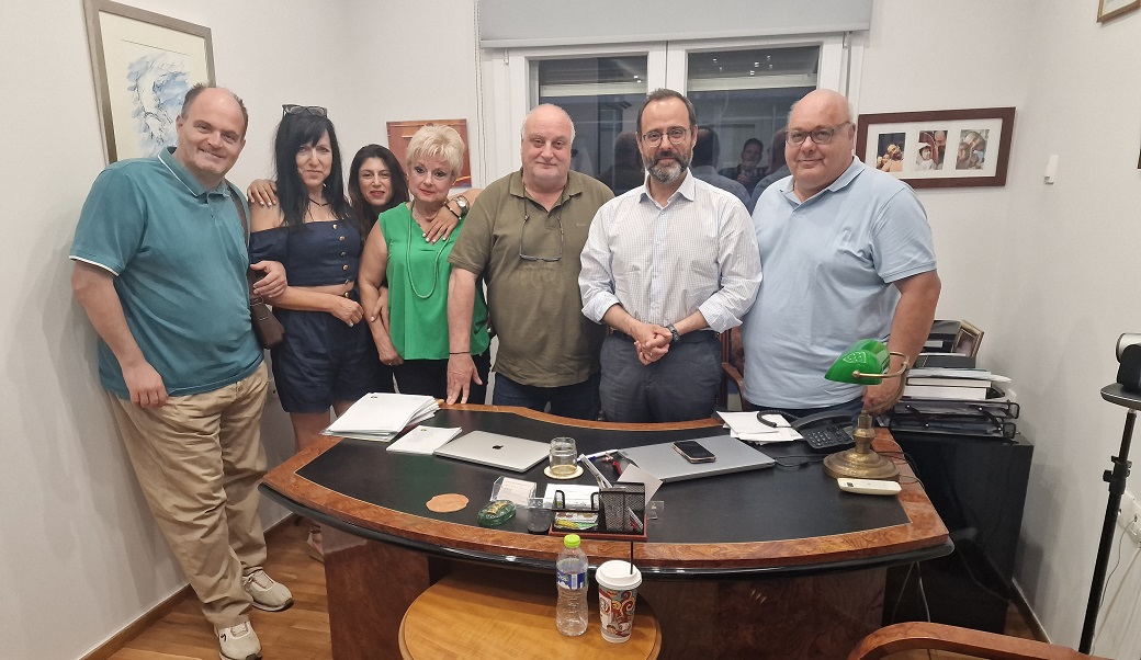ΒΟΛΟΣ - Συνάντηση του Κων. Μαραβέγια με τη ΔΑΚΕ Εργαζομένων του Νοσοκομείου Βόλου ΒΟΛΟΣ - Συνάντηση του Κων. Μαραβέγια με τη ΔΑΚΕ Εργαζομένων του Νοσοκομείου Βόλου