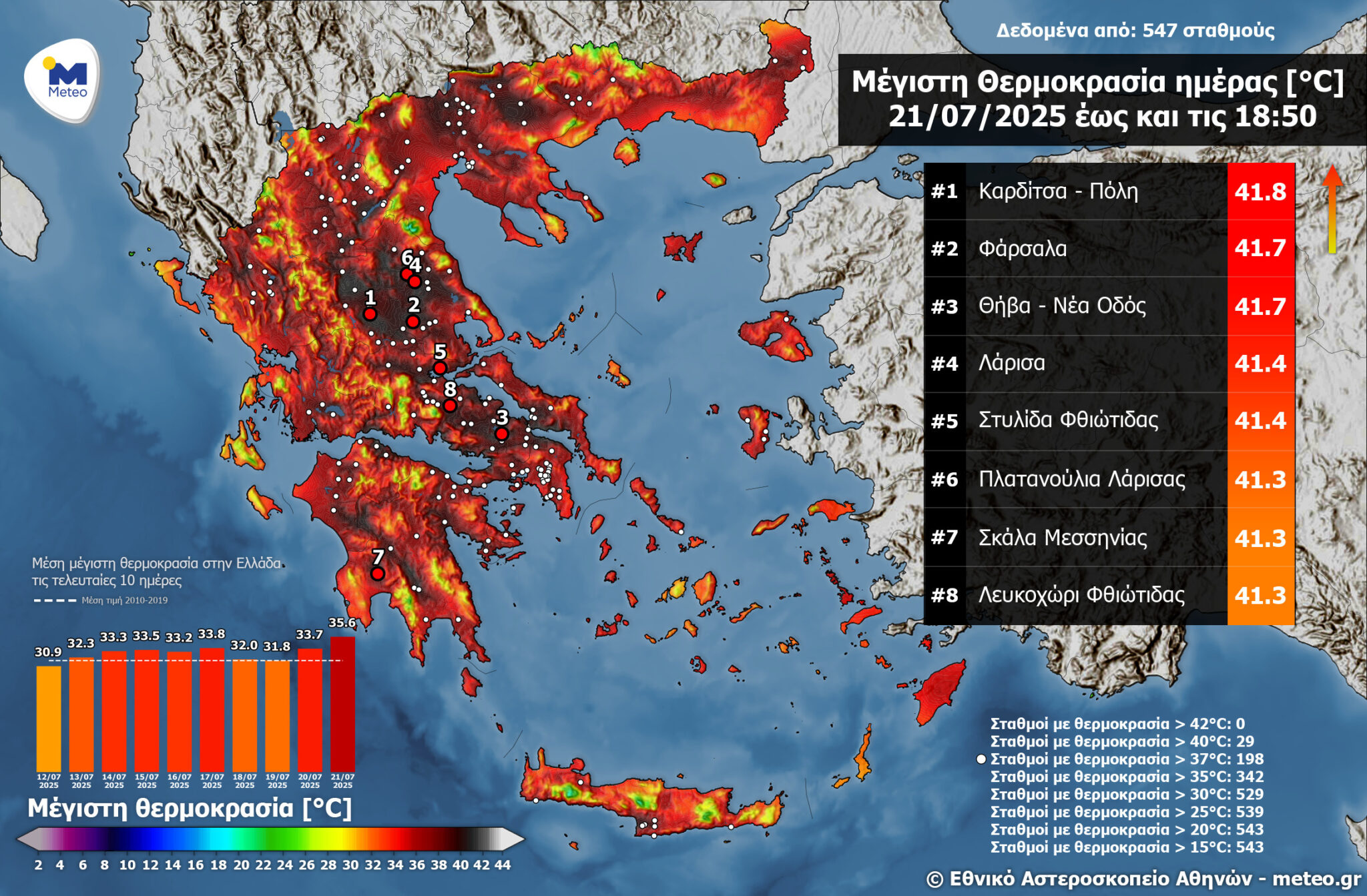 H Θεσσαλία «βράζει» πιο εύκολα από άλλες περιοχές προειδοποιούν οι επιστήμονες