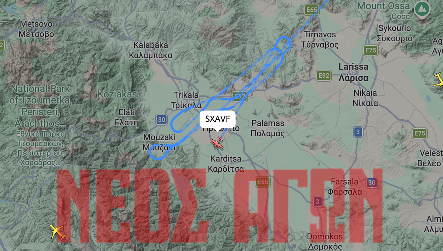 ΚΑΡΔΙΤΣΑ - Πτήση αντιχαλαζικής προστασίας στον ουρανό της Καρδίτσας ΚΑΡΔΙΤΣΑ - Πτήση αντιχαλαζικής προστασίας στον ουρανό της Καρδίτσας
