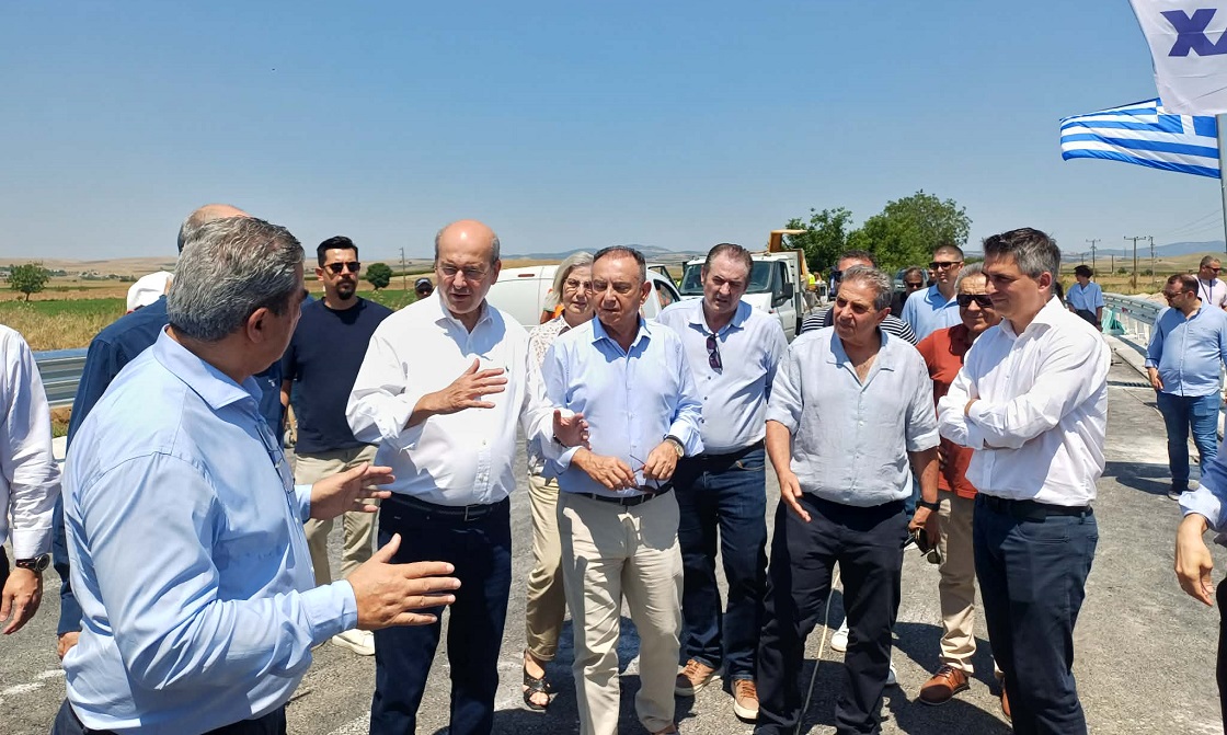 ΛΑΡΙΣΑ - Χρ. Δήμας: Το Σάββατο παραδίδεται στην κυκλοφορία η γεφυρα στην Αμπελιά Φαρσάλων (ΦΩΤΟ+video) ΛΑΡΙΣΑ - Χρ. Δήμας: Το Σάββατο παραδίδεται στην κυκλοφορία η γεφυρα στην Αμπελιά Φαρσάλων (ΦΩΤΟ+video)