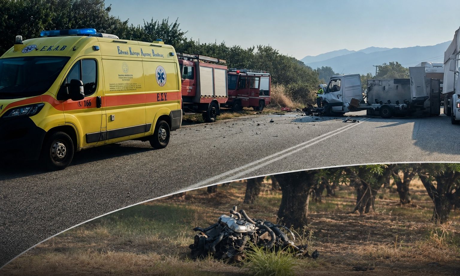 ΕΛΛΑΔΑ - Τραγωδία στις Σέρρες: Μητέρα και γιος οι νεκροί από τη σύγκρουση αυτοκινήτου με φορτηγό ΕΛΛΑΔΑ - Τραγωδία στις Σέρρες: Μητέρα και γιος οι νεκροί από τη σύγκρουση αυτοκινήτου με φορτηγό