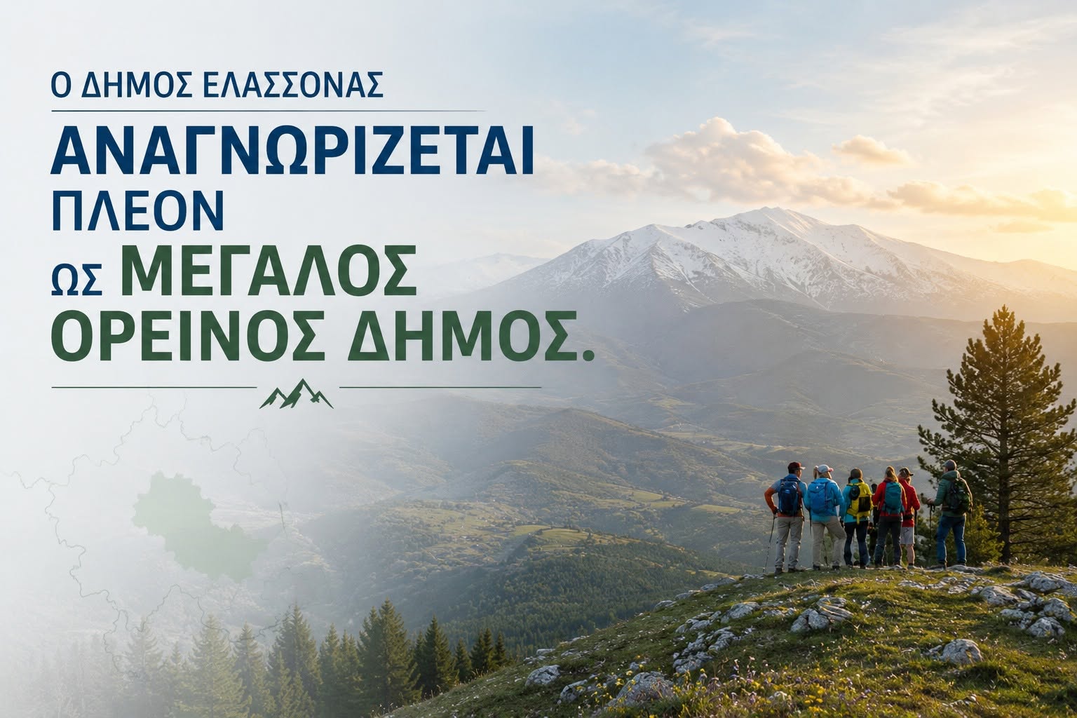 ΛΑΡΙΣΑ - Ο Δήμος Ελασσόνας αναγνωρίζεται ως ορεινός Δήμος- δήλωση του δημάρχου Ν. Γάτσα ΛΑΡΙΣΑ - Ο Δήμος Ελασσόνας αναγνωρίζεται ως ορεινός Δήμος- δήλωση του δημάρχου Ν. Γάτσα