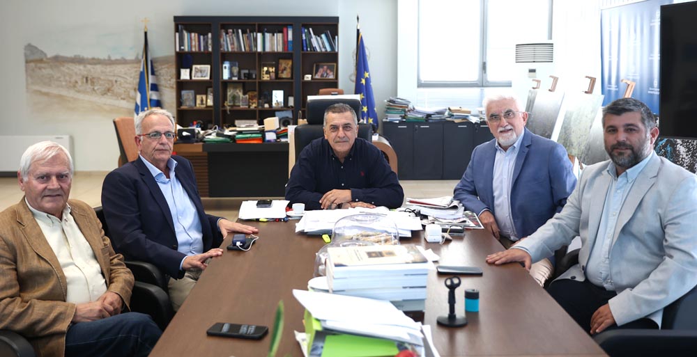 ΘΕΣΣΑΛΙΑ - Καριπίδης, Ρήγας, Μπουλέκος και Σκουρίνης επισκέφθηκαν τον Περιφερειάρχη Θεσσαλίας Δημήτρη Κουρέτα ΘΕΣΣΑΛΙΑ - Καριπίδης, Ρήγας, Μπουλέκος και Σκουρίνης επισκέφθηκαν τον Περιφερειάρχη Θεσσαλίας Δημήτρη Κουρέτα