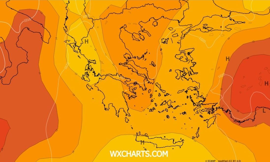 Καιρός: Έρχεται ακραία θερμική έξαρση από το ECMWF - Φέρνει 32άρια ο υποτροπικός αεροχείμαρρος