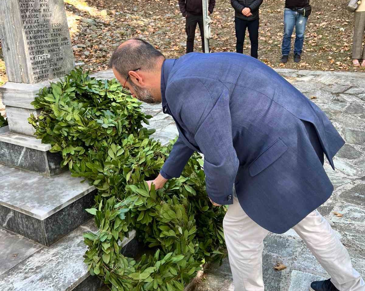 ΒΟΛΟΣ - Κωνσταντίνος Μαραβέγιας: «Η θυσία των εκτελεσθέντων των Μηλεών αποτελεί διαχρονικό σύμβολο ελευθερίας και αξιοπρέπειας» ΒΟΛΟΣ - Κωνσταντίνος Μαραβέγιας: «Η θυσία των εκτελεσθέντων των Μηλεών αποτελεί διαχρονικό σύμβολο ελευθερίας και αξιοπρέπειας»