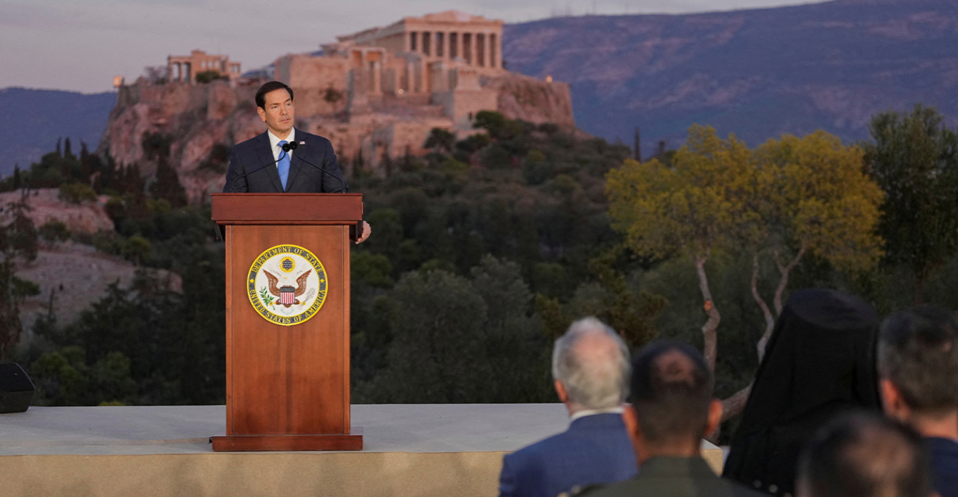 ΠΟΛΙΤΙΚΗ - Μάρκο Ρούμπιο από την Πνύκα: Η Ελλάδα υπόδειγμα συμμάχου, οι αναφορές στην Αθηναϊκή Δημοκρατία, σε Πλάτωνα και Αριστοτέλη ΠΟΛΙΤΙΚΗ - Μάρκο Ρούμπιο από την Πνύκα: Η Ελλάδα υπόδειγμα συμμάχου, οι αναφορές στην Αθηναϊκή Δημοκρατία, σε Πλάτωνα και Αριστοτέλη