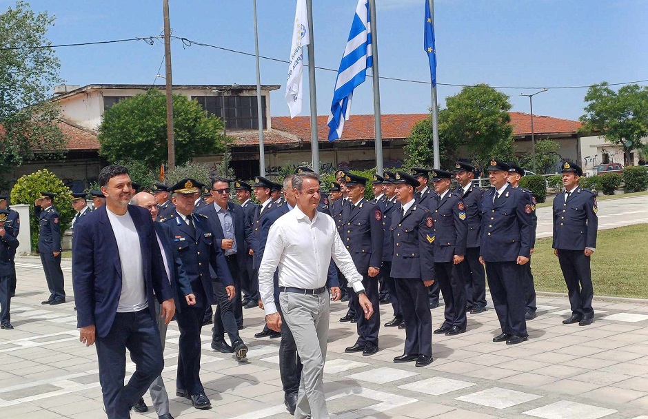 Στα εγκαίναι του Περιφεριακού Κέντρου Πολιτικής Προοστασίας στη Λάρισα ο πρωθυπουργός (ΦΩΤΟ)