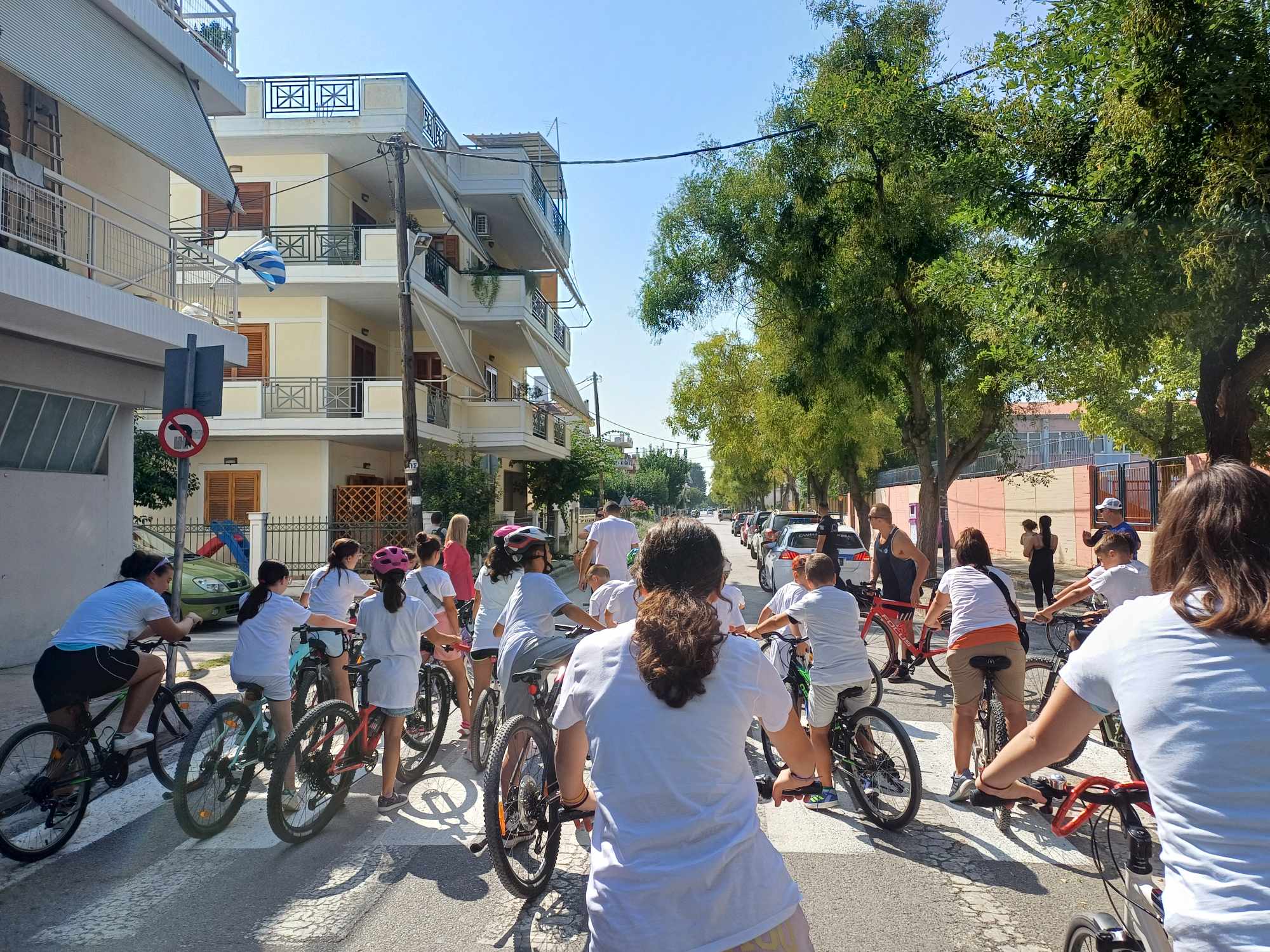 Ποδηλατοδρομία στην συνοικία των Πυροβολικών στο πλαίσιο των εκδηλώσεων "Ελευθέρια 2024" (ΦΩΤΟ)