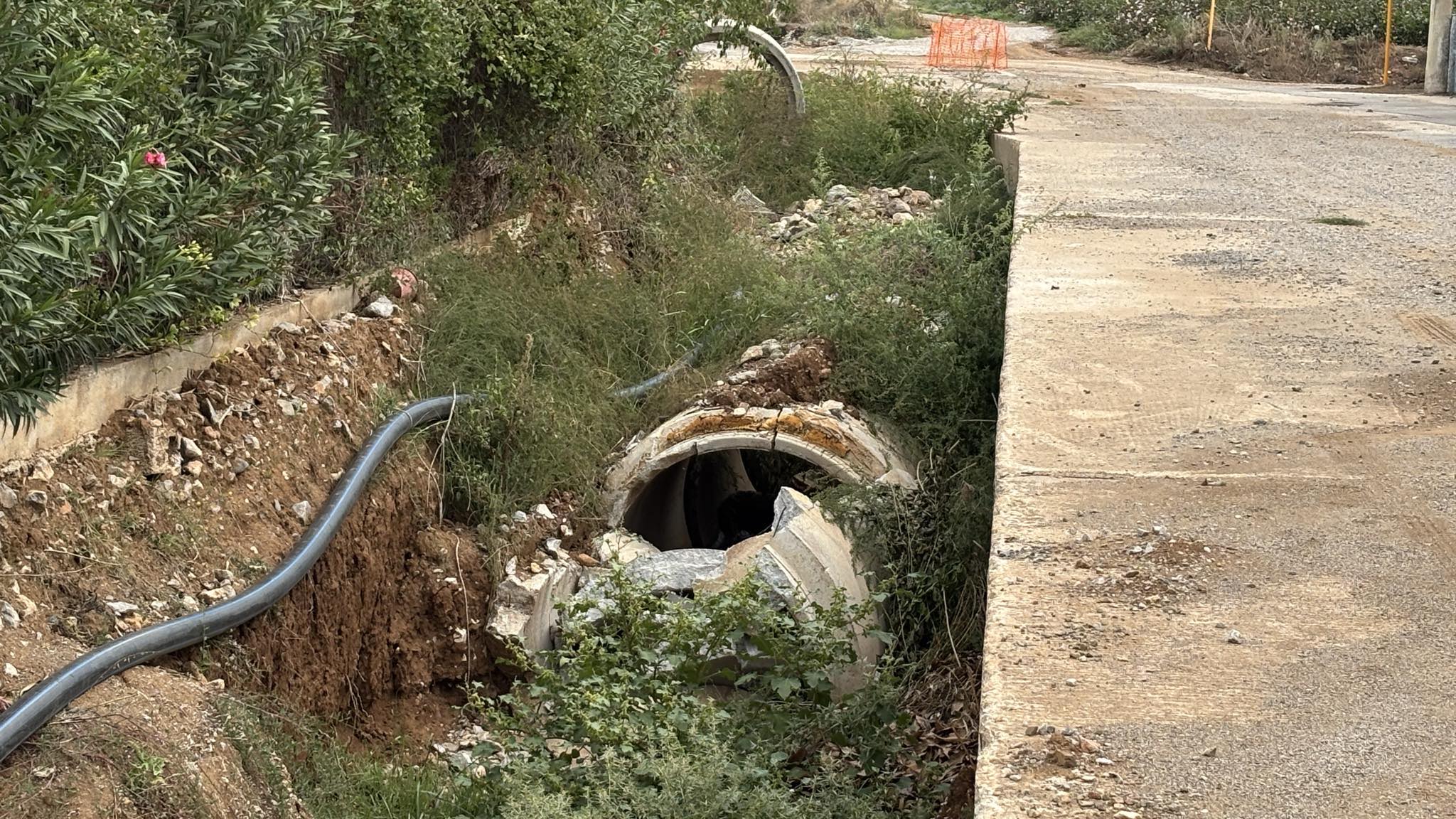 Φάρσαλα: Φόβοι για πλημμύρες στο Αγροκήπιο - διαλυμένα τα δίκτυα ομβρίων από τον Daniel (ΦΩTO)