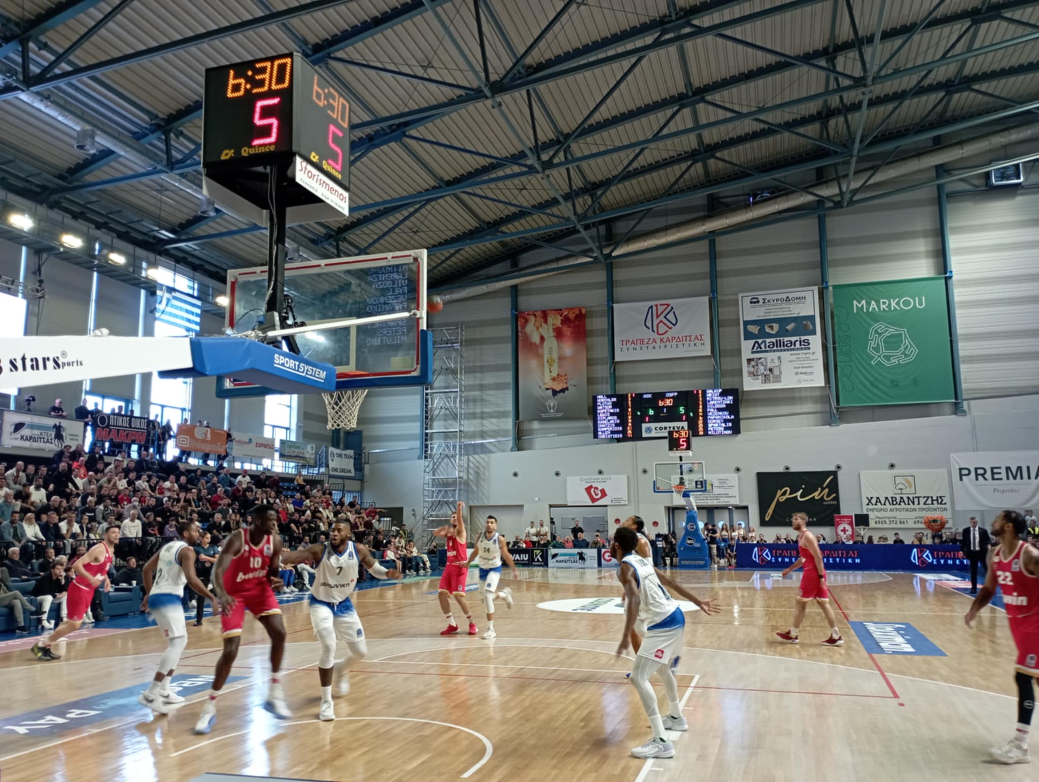 Πάλεψε όσο μπορούσε ο ΑΣΚ αλλά λύγισε απέναντι στον Ολυμπιακό (61-77)