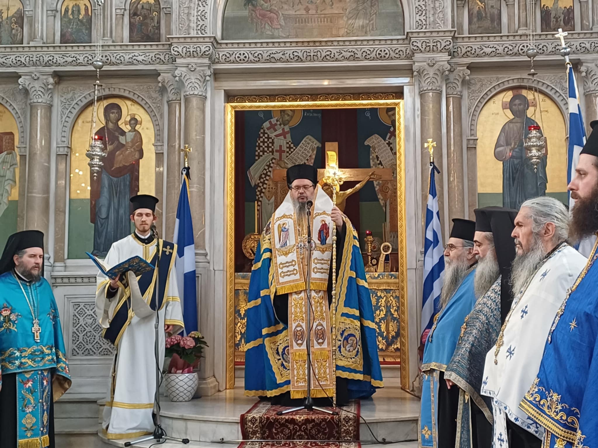 Λαμπρός εορτασμός Ευαγγελισμού και εθνικής επετείου στη Λάρισα- η πανηγυρική θεία δοξολογία (ΦΩΤΟ+video)