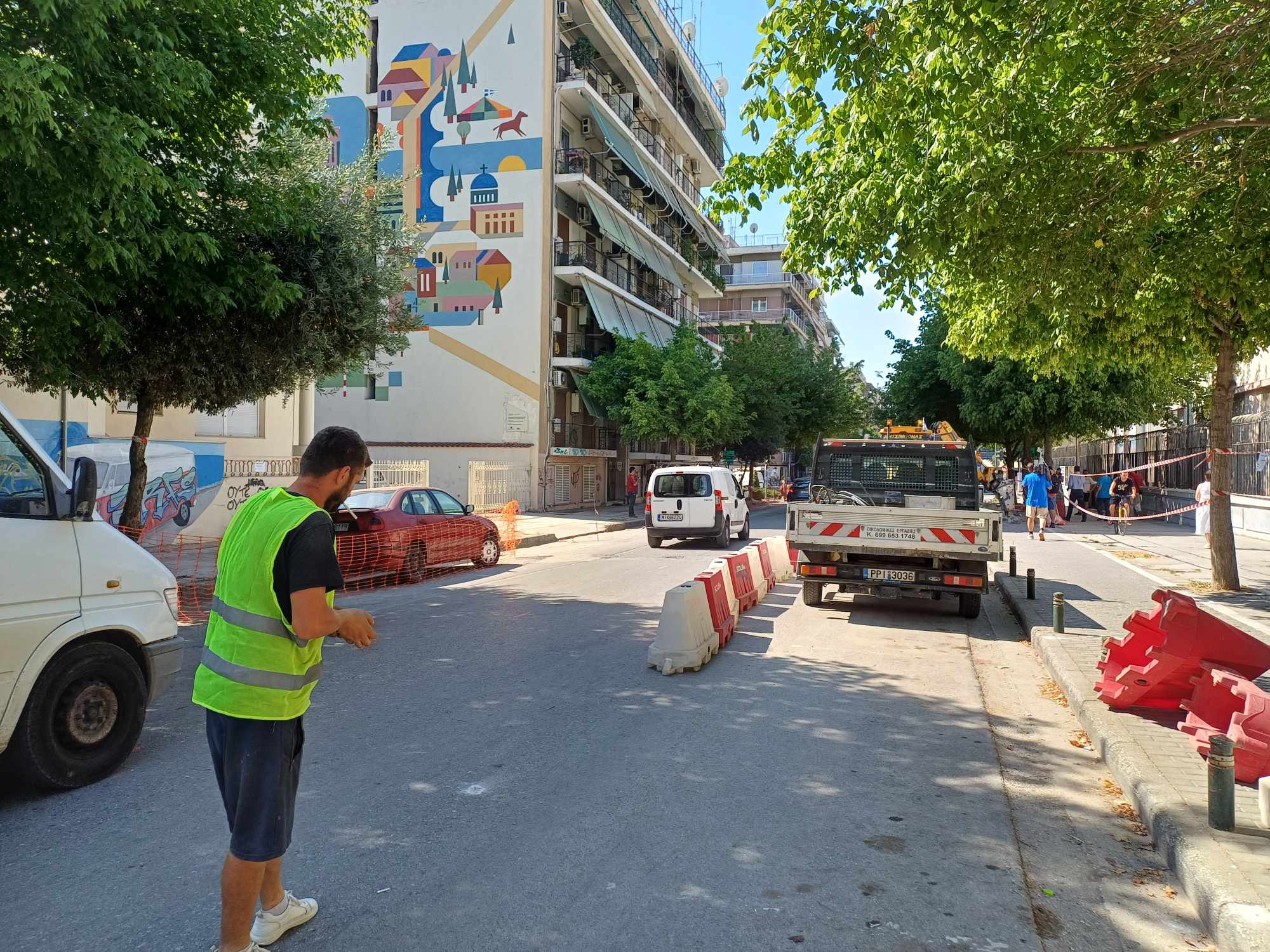 Εκκίνηση για τα έργα στην Ανθίμου Γαζή - Σε ισχύ κυκλοφοριακές ρυθμίσεις