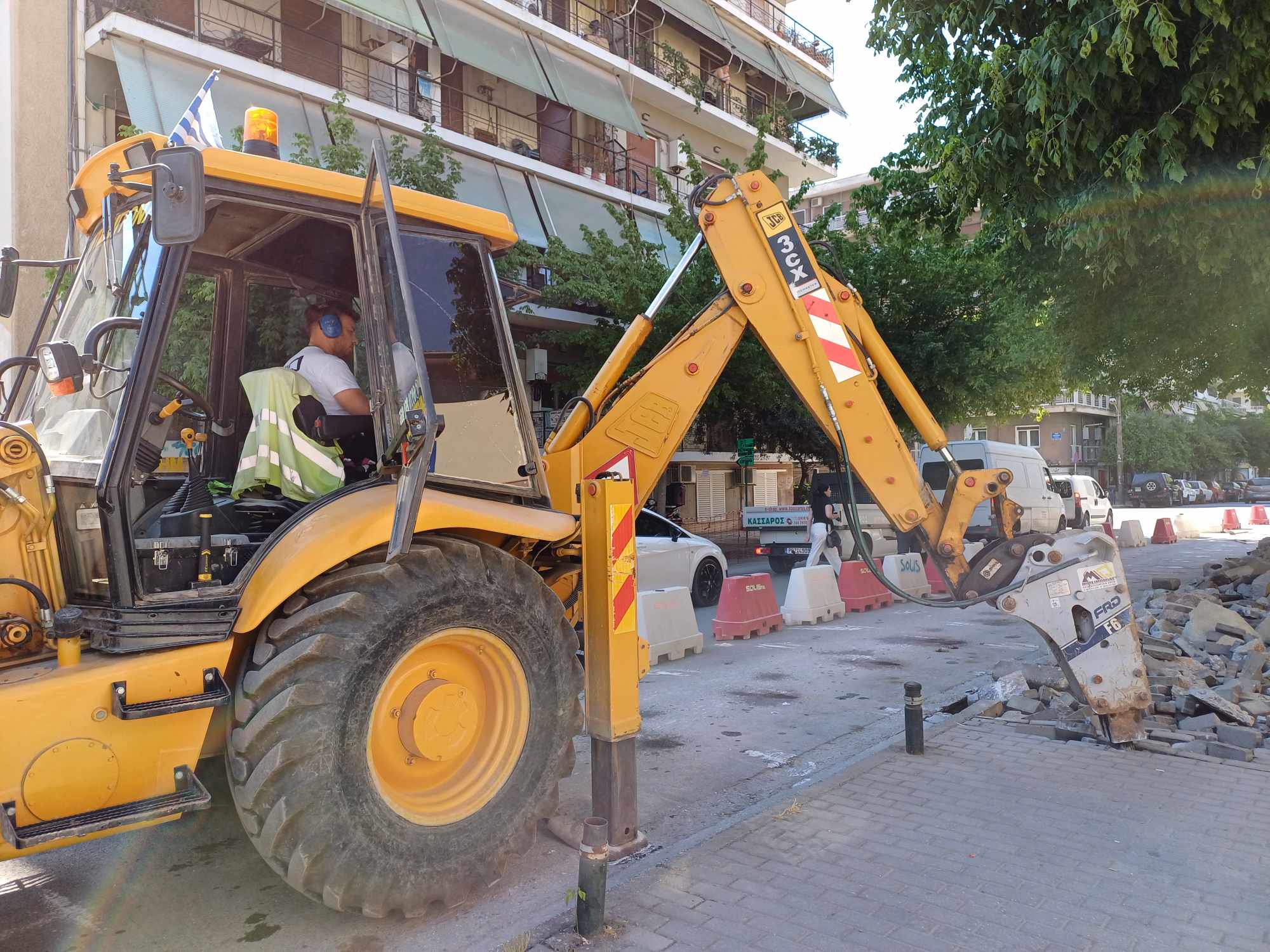 Εκκίνηση για τα έργα στην Ανθίμου Γαζή - Σε ισχύ κυκλοφοριακές ρυθμίσεις